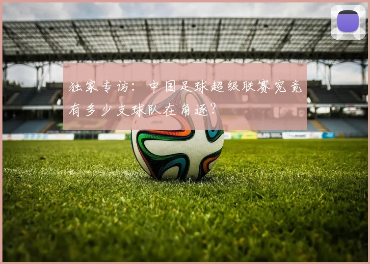独家专访:中国足球超级联赛究竟有多少支球队在角逐?